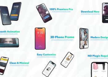 3D Smartphone Presentation for Premiere Pro