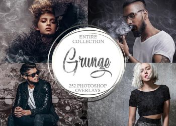 CreativeMarket Grunge Overlays Collection 4367017