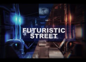4k Futuristic Thechnology Street Opener