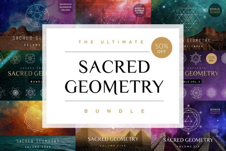 CreativeMarket Ultimate Sacred Geometry Bundle 1855071