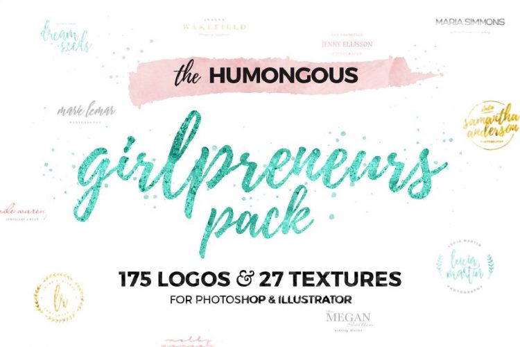 The Humongous Girlpreneurs Logo Pack