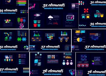 Infographics - vol-50 - 60 Project for After Effects