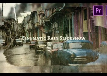 Cinematic Rain Slideshow