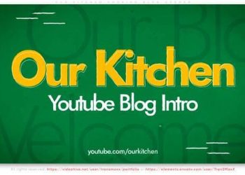 Our Kitchen - Cooking Blog Opener