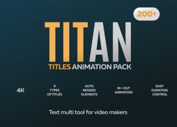 Titan 200 Animated Titles Pack
