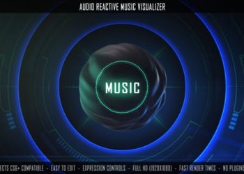 Audio Reactive Music Visualizer