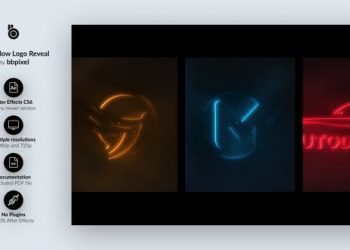 Edge Glow Logo Reveal