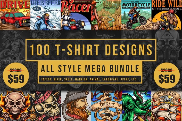 100 T-Shirt Designs