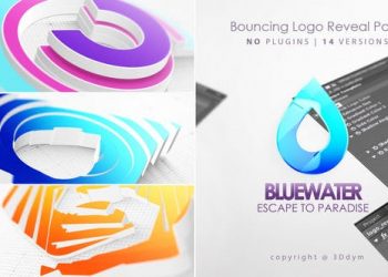 Bouncing 3D Logo Reveal