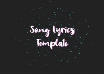 Lyrics Template