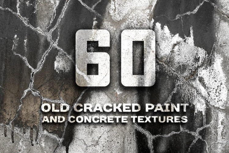 Cracked Paint and Concrete Textures