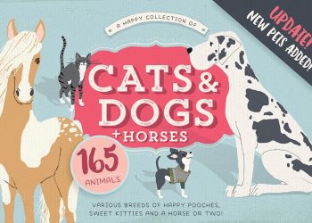 Cats, Dogs & Horses 120+ Pets