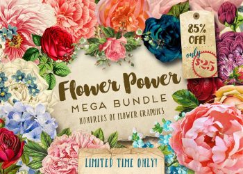 CreativeMarket Flower Power Mega Bundle