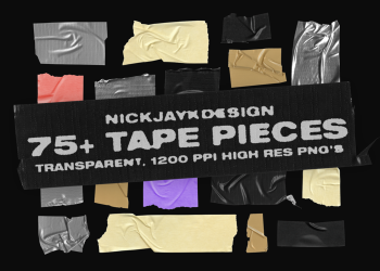 Tape Pieces – 75+ Transparent PNGs