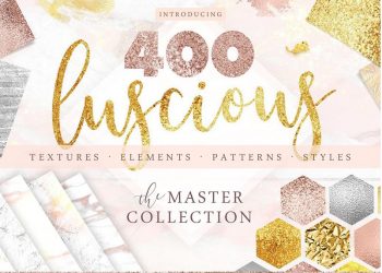 400 Gold & Marble Textures & More