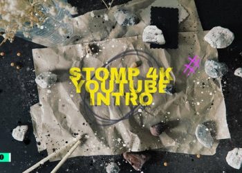 Stomp 4K Youtube Intro / Typography / Grunge / Hand Made Opener / Kitchen / Fast / Dynamic / Clap / Modern