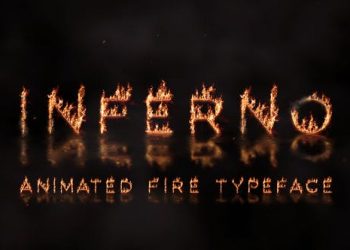 Inferno - Animated Fire Typeface