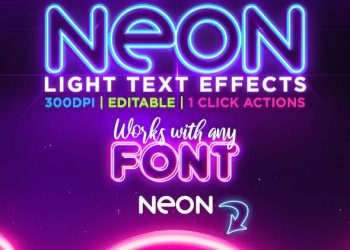 Graphicriver Neon Light Text Effect