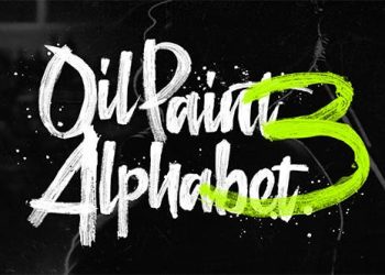 Oil Paint Alphabet 3