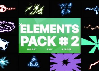 Energy Elements Pack 02 | After Effects