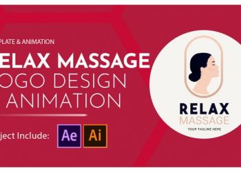Relax Massage Logo Design and Animation