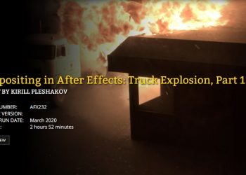 FXPHD – AFX232 – Compositing In After Effects Truck Explosion Part 1