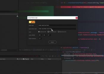 FXPHD – AFX303 Advanced Scripting for After Effects, Part 1