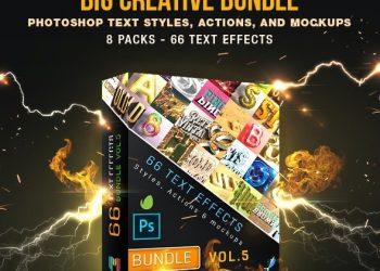 Graphicriver 66 Creative Text Effects Bundle 5