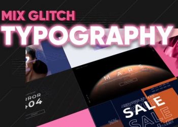 Mix Glitch Typography