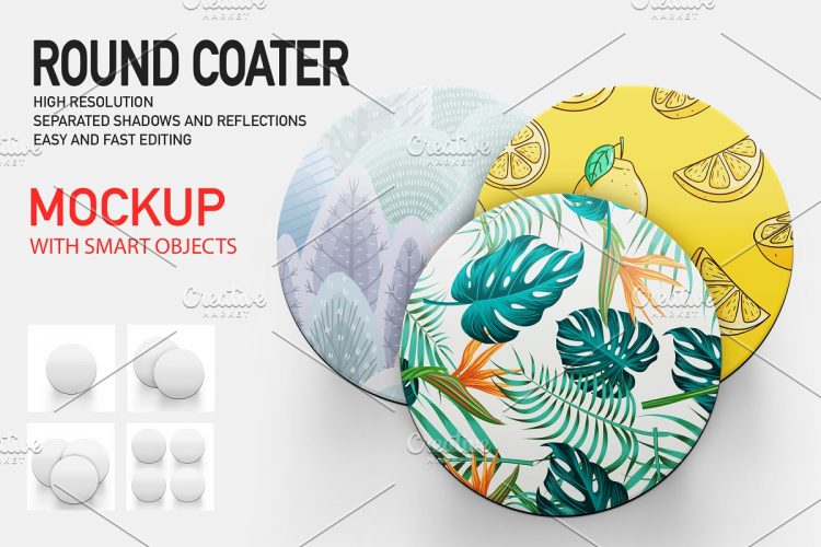 COASTER MOCKUP SET
