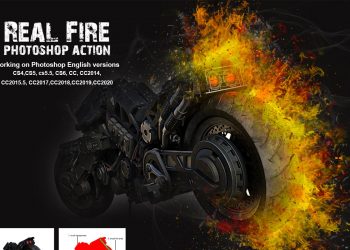 Download Real Fire Photoshop Action
