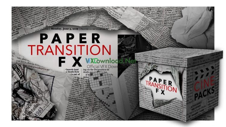 CinePacks - Paper Transition FX