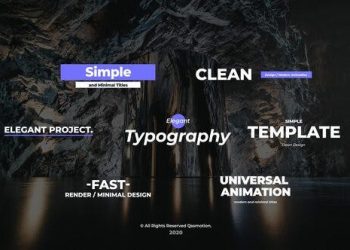 Simple and Minimal Titles Pack