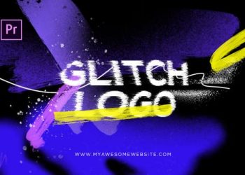 Glitch Grunge Distortion Logo Intro