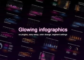 Glowing Infographics
