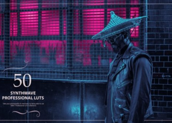 Envato Elements 50 Synthwave LUTs (Look Up Tables)
