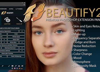 Beautify v2 – Premium Retouch Panel for Photoshop