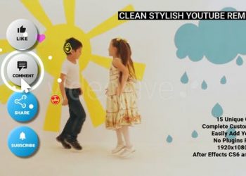Clean Stylish YouTube Reminder - AE