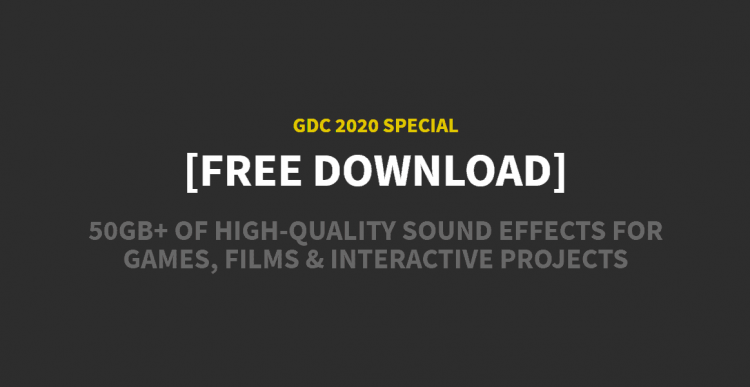 Sonniss.com - GDC - Game Audio Bundle 2020