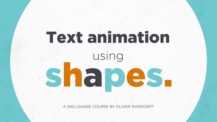 Text Animation Using Shapes in After Effects