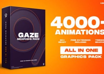 Gaze Graphics Pack 4000+ Animations V4.0