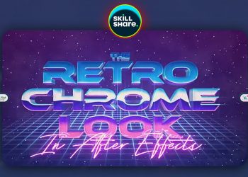 The Retro Chrome Look in After Effects By Jake Bartlett