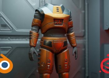 3D Game Art: Sci-fi Armor with Blender 2.9 and Substance Painter By Daniel Kim