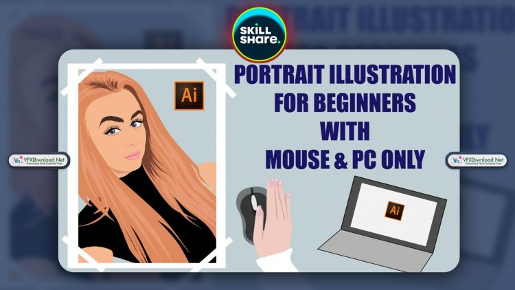 How to Draw Portrait in Adobe Illustrator for Beginners By Anastasija Vasiljeva