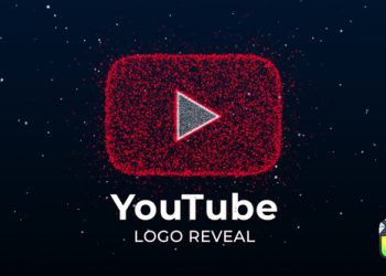 VideoHive Youtube Particles Logo Reveal 37213105