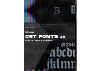 Blindusk - CRT Fonts 4K