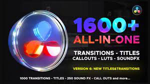 Videohive Transitions Library for DaVinci Resolve 29483279