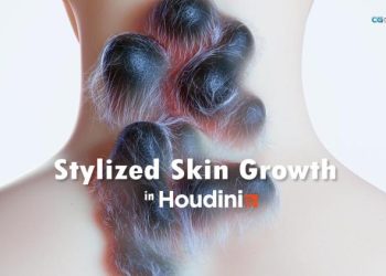 CGcircuit – Stylized Skin Growth in Houdini