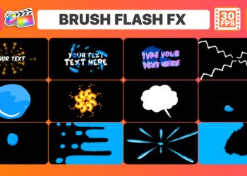 VideoHive Brush Flash FX for FCPX 38538018