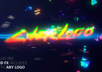 VideoHive Glitch Cyber Logo 27600313